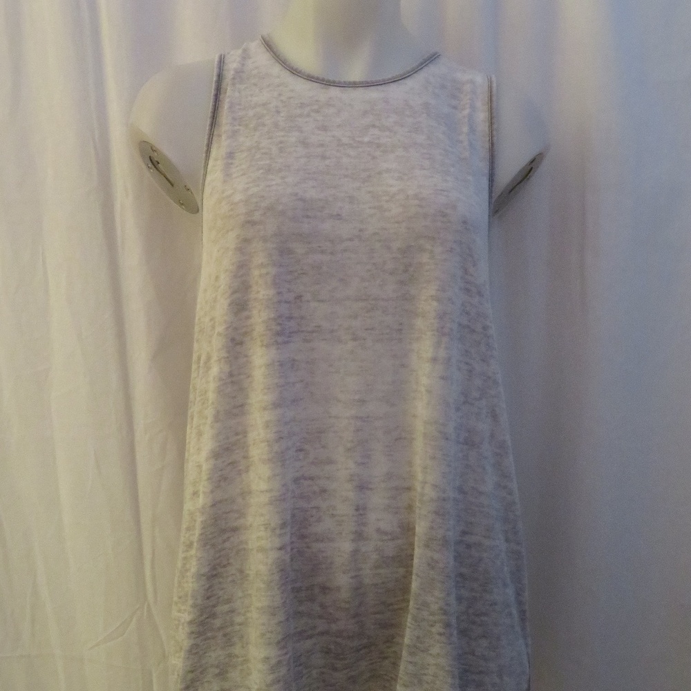 CHEAP MONDAY HEATHER GRAY RACER BACK FLOW TANK M